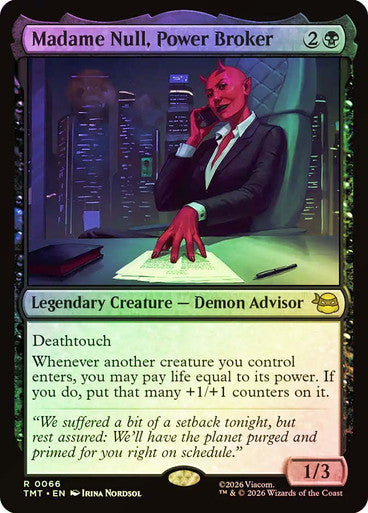 Madame Null, Power Broker Foil