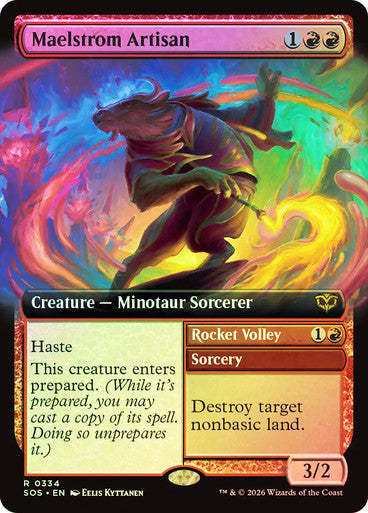 Maelstrom Artisan // Rocket Volley (Extended Art) Foil