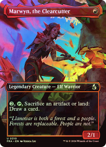 Marwyn, the Clearcutter (Borderless) Foil