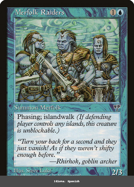 Merfolk Raiders - Spanish