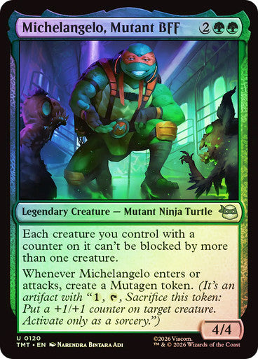 Michelangelo, Mutant BFF Foil