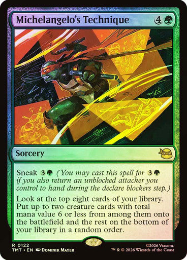 Michelangelo's Technique Foil