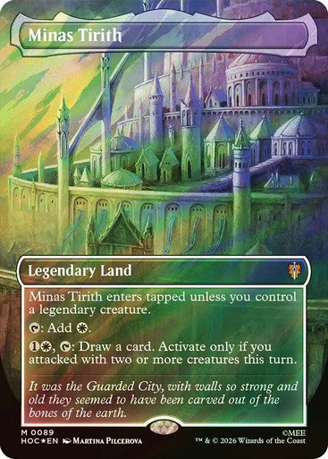Minas Tirith (Borderless) Surge Foil