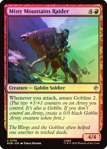 Misty Mountains Raider Foil
