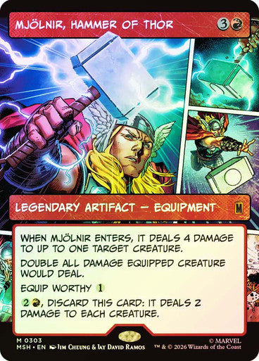 Mjölnir, Hammer of Thor (Showcase) Foil