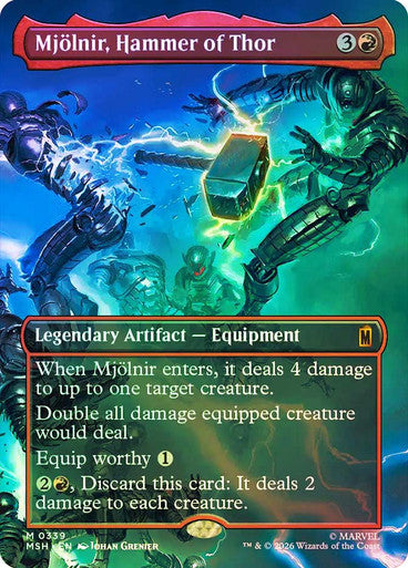 Mjölnir, Hammer of Thor (Borderless) Foil