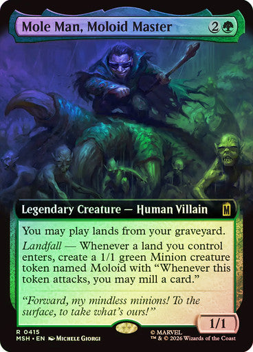 Mole Man, Moloid Master (Extended Art) Foil
