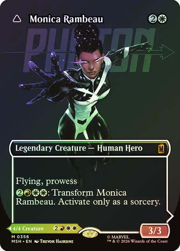 Monica Rambeau // Photon, Living Light (Borderless) Foil