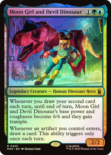 Moon Girl and Devil Dinosaur Foil