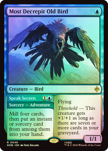 Most Decrepit Old Bird // Speak Secrets Foil