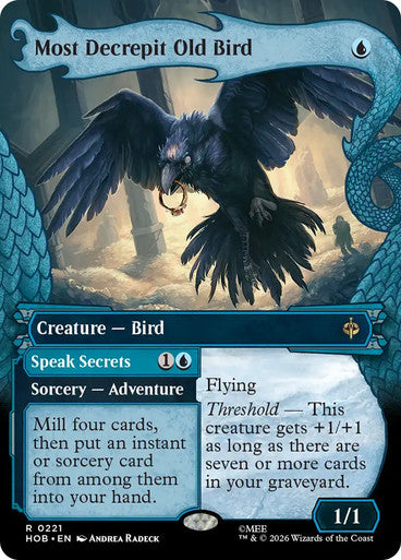 Most Decrepit Old Bird // Speak Secrets (Borderless)