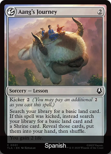 Aang's Journey [Spanish]