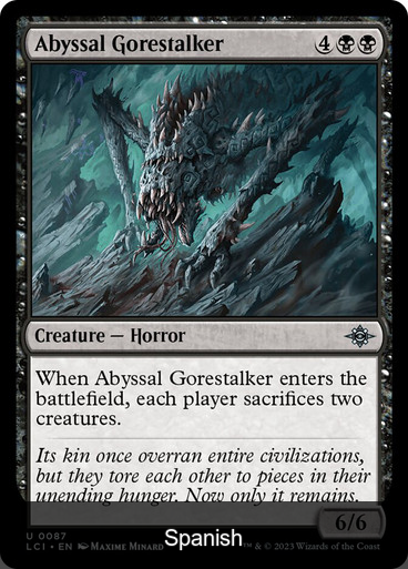 Abyssal Gorestalker [Spanish]