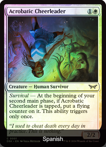 Acrobatic Cheerleader Foil [Spanish]