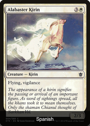Alabaster Kirin [Spanish]