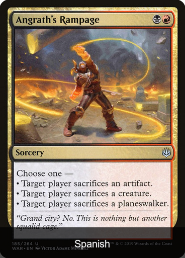 Angrath's Rampage [Spanish]