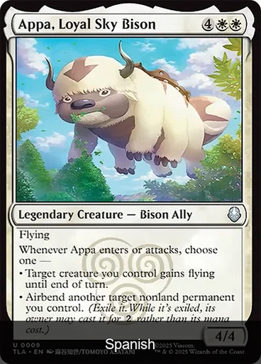 Appa, Loyal Sky Bison [Spanish]