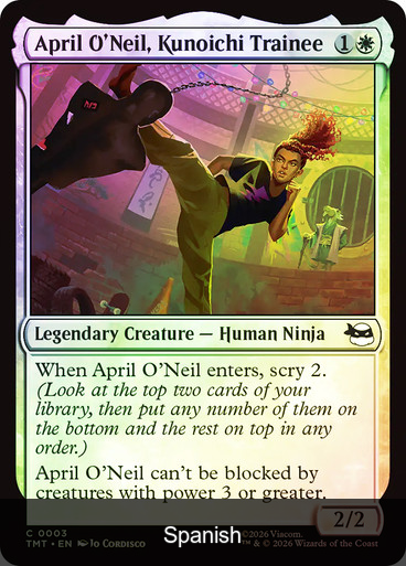 April O'Neil, Kunoichi Trainee Foil [Spanish]