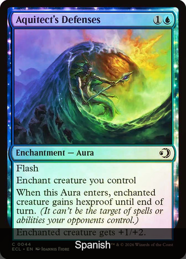 Aquitect's Defenses (Default) Foil [Spanish]