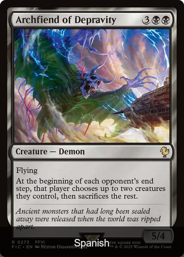 Archfiend of Depravity [Spanish]