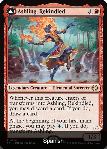 Ashling, Rekindled // Ashling, Rimebound (Default) [Spanish]