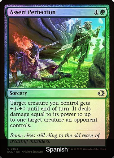 Assert Perfection (Default) Foil [Spanish]