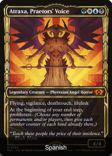 Atraxa, Praetors' Voice (Showcase) [Spanish]