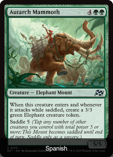 Autarch Mammoth [Spanish]