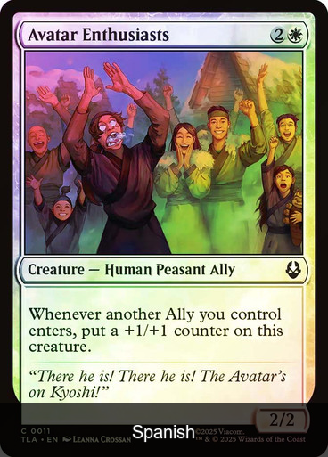 Avatar Enthusiasts Foil [Spanish]