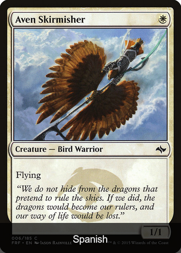 Aven Skirmisher [Spanish]