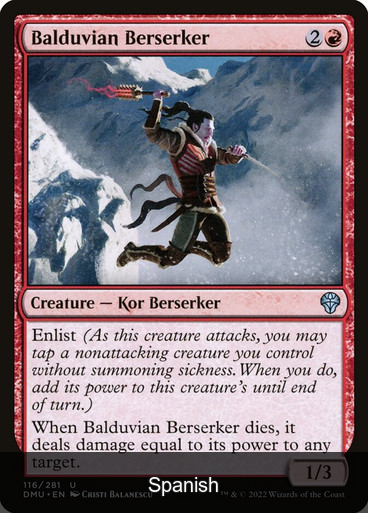 Balduvian Berserker [Spanish]