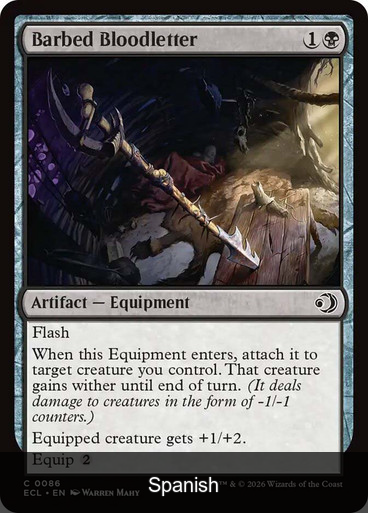 Barbed Bloodletter (Default) [Spanish]