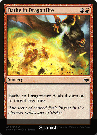 Bathe in Dragonfire [Spanish]