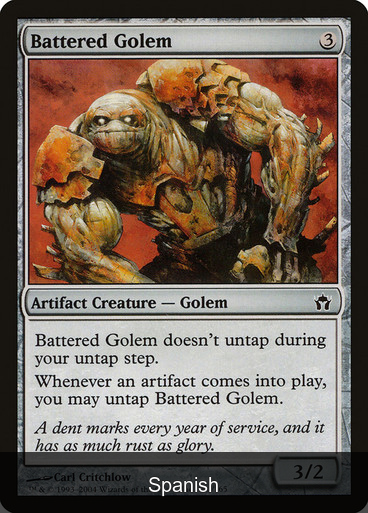 Battered Golem [Spanish]