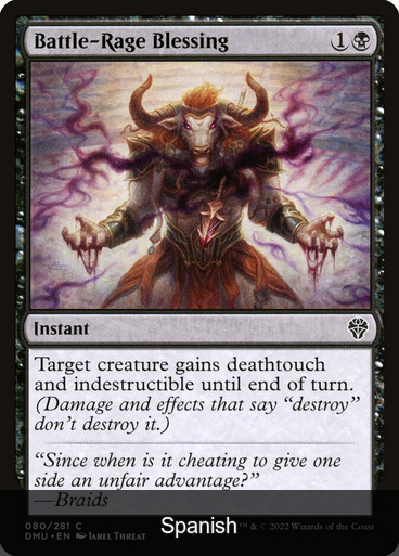 Battle-Rage Blessing [Spanish]