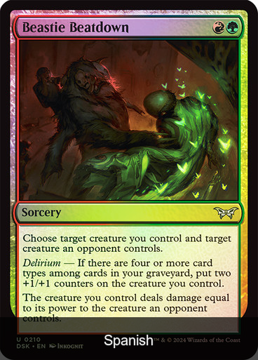 Beastie Beatdown Foil [Spanish]