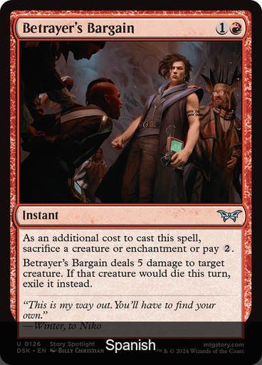 Betrayer's Bargain [Spanish]