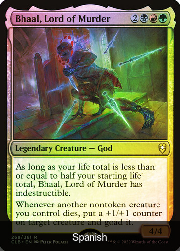 Bhaal, Lord of Murder Foil [Spanish]