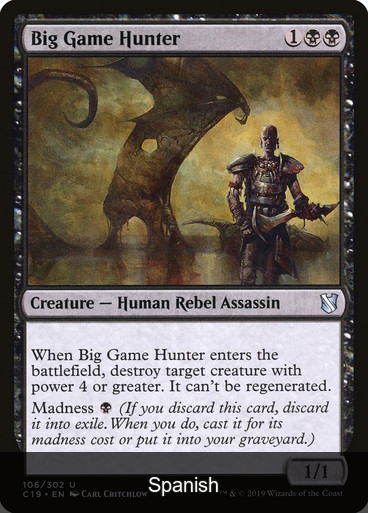 Big Game Hunter [Spanish]