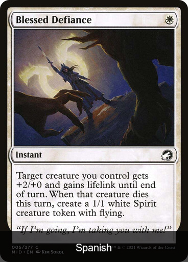 Blessed Defiance [Spanish]