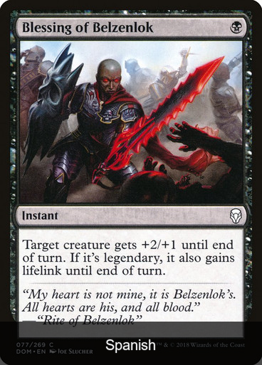Blessing of Belzenlok [Spanish]