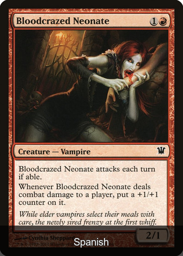 Bloodcrazed Neonate [Spanish]