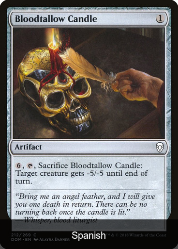 Bloodtallow Candle [Spanish]