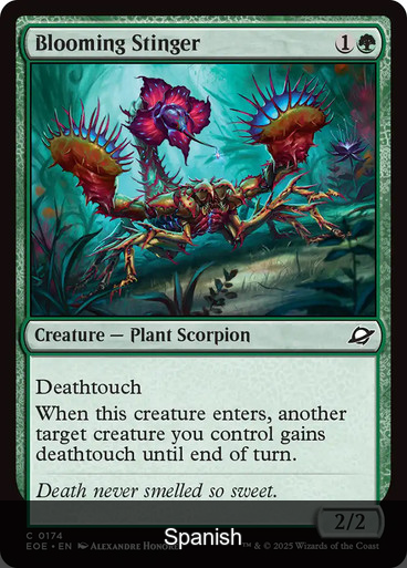 Blooming Stinger [Spanish]