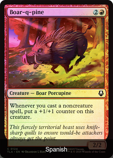 Boar-q-pine Foil [Spanish]