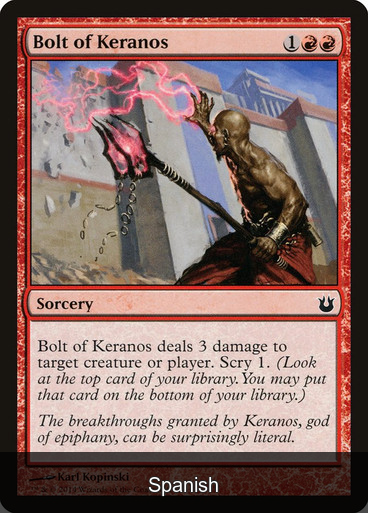 Bolt of Keranos [Spanish]