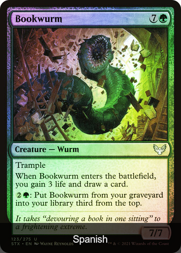 Bookwurm Foil [Spanish]
