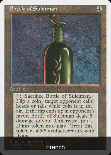 Bottle of Suleiman [French]