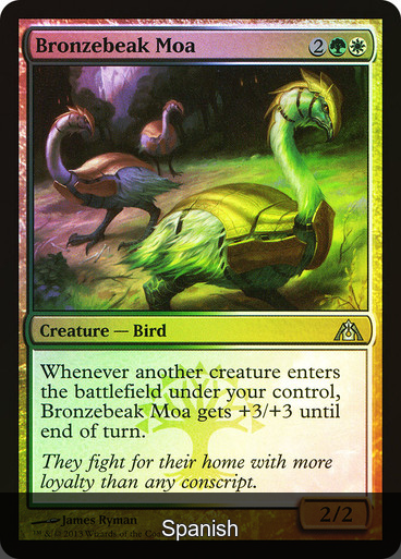 Bronzebeak Moa Foil [Spanish]