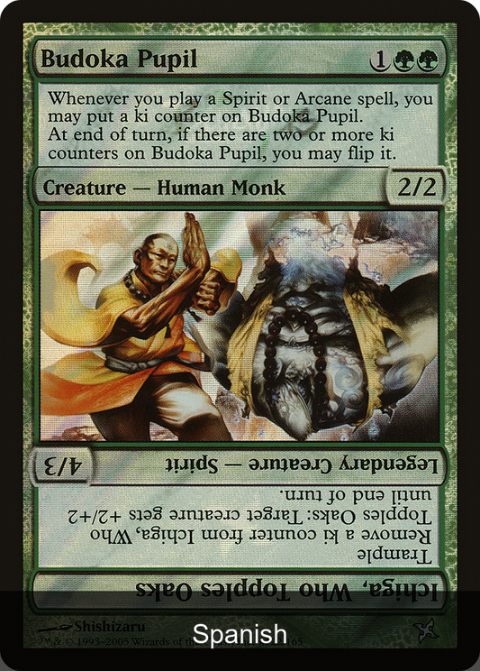 Budoka Pupil // Ichiga, Who Topples Oaks Foil [Spanish]